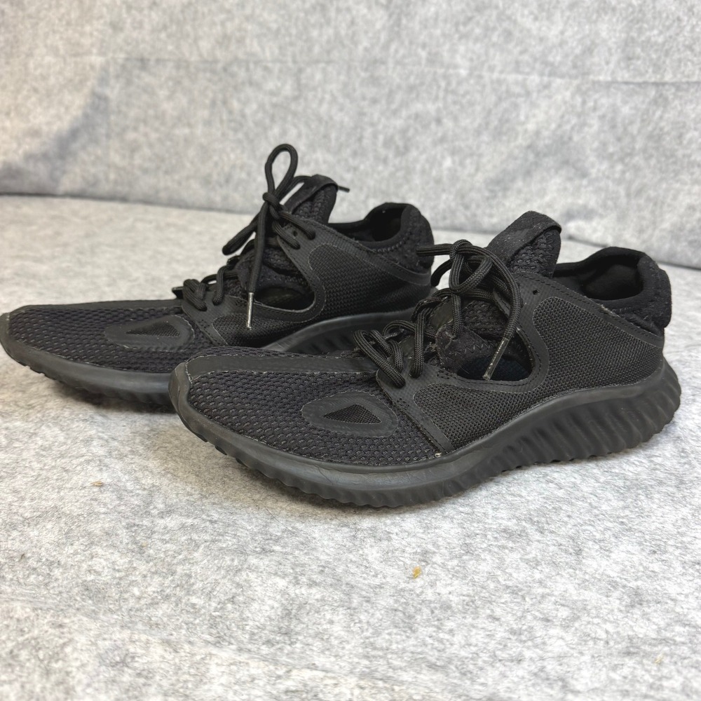 Adidas Alphabounce Triple Black Mesh Running Shoes Womens Sneakers Low Top